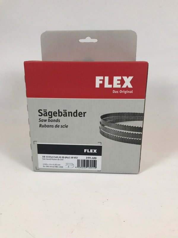 Flex Sägebänder SB1335x13x0,65 Bi-M42 18 VE2 für SBG4910 #399.485