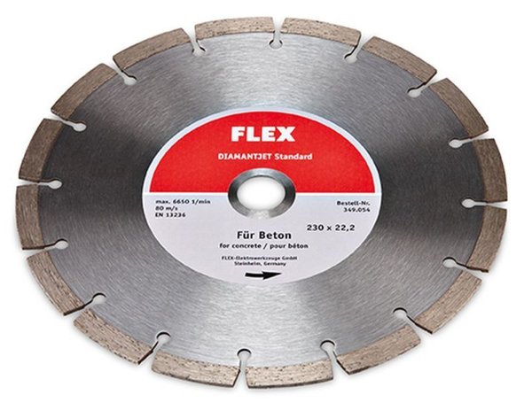 FLEX Diamanttrennscheibe Diamantjet Standard Beton 230mm #349.054