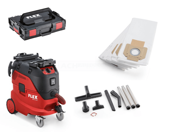 FLEX Sicherheitssauger VCE 44 M AC-Kit + Vlies-Filtersäcke  # 471216