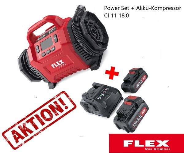 Flex Power Set + Akku-Kompressor CI 11 18.0 # 521817