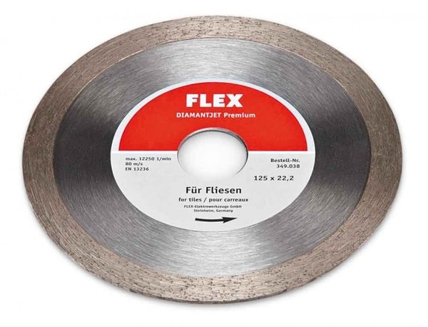 FLEX Diamanttrennscheibe Diamantjet Premium Fliese 125mm #348038